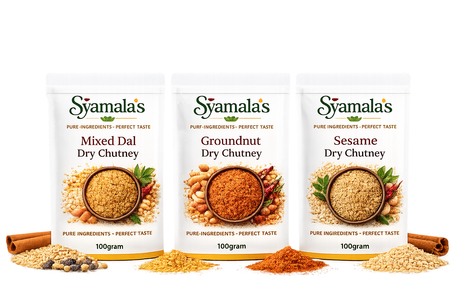 Dry chutney powders