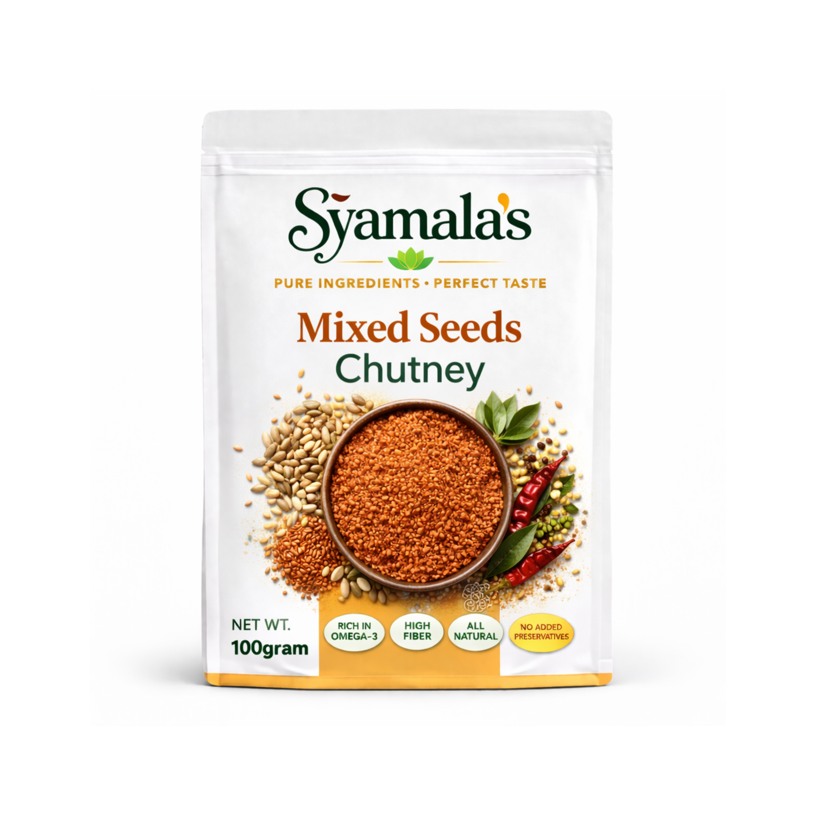 mixed seeds dry chutney powder
